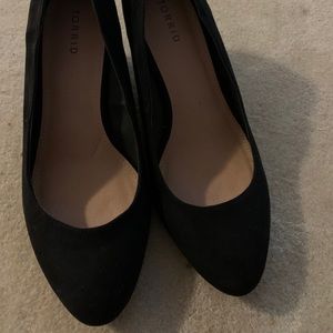 Torrid black wide width wedges